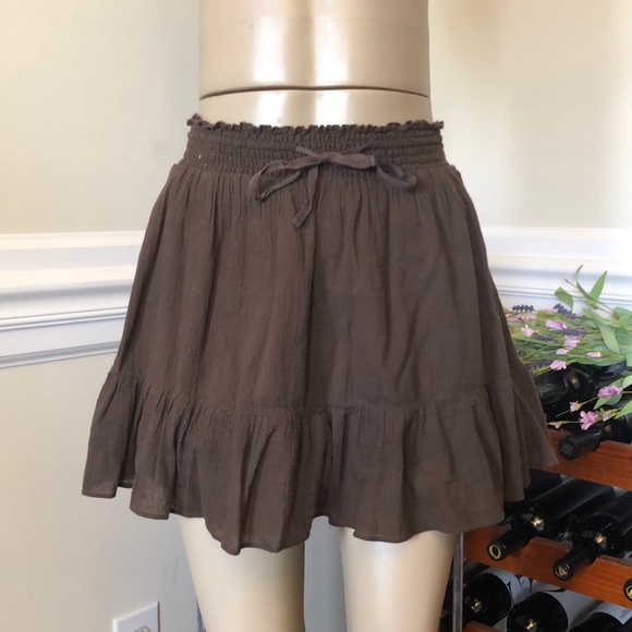 Old Navy Lined Brown Skirt - Picture 1 of 6
